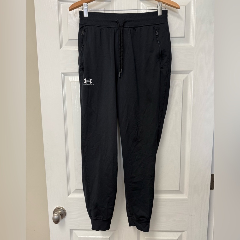Under Armour Loose Fit ColdGear Black Men’s Joggers Size M - Picture 1 of 9